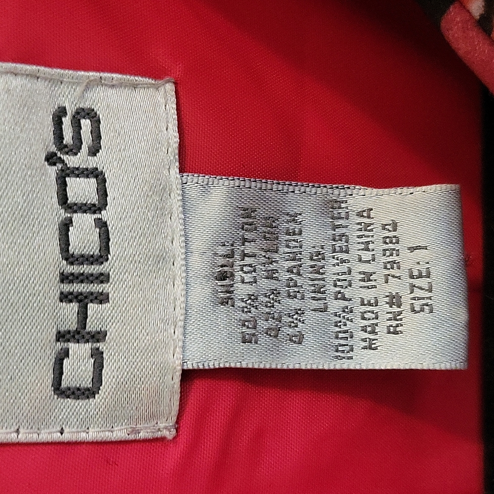 Chico' Jacket Size 1 - Picture 3 of 8